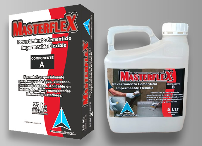 MASTERFLEX REVESTIMIENTO CEMENTICIO IMPERMEABLE FLEXIBLE